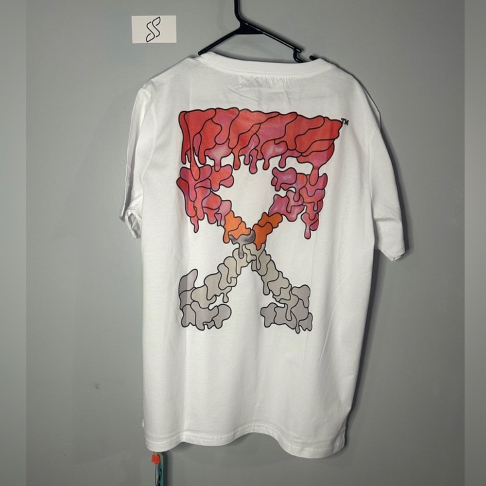 OFF WHITE Dripping Men’s T-shirt Size XL